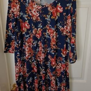 French Atmosphere Floral dress